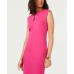  Women’s Split-Neck Bodycon Dress