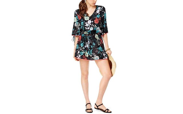  Women's Split-Sleeve Tunic Cover-Ups  Swimwear