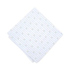 Bar IiiMen’s Tossed Tulip Pocket Square (White)