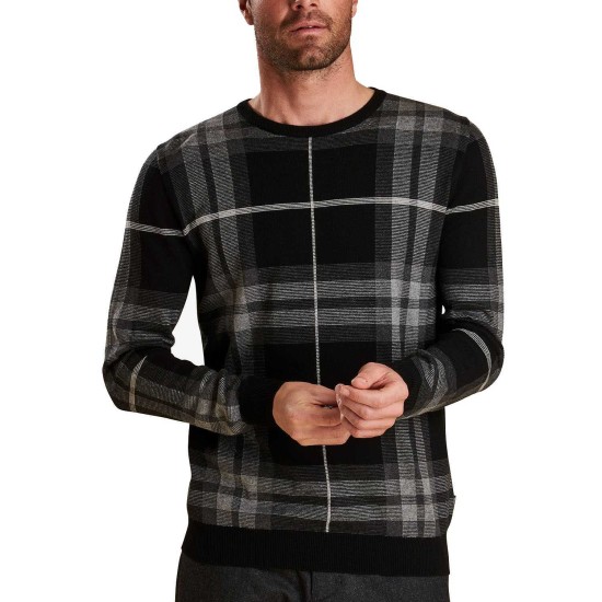  Men’s Tartan-Plaid Jacquard Sweaters