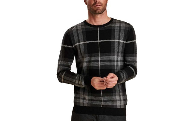  Men’s Tartan-Plaid Jacquard Sweaters