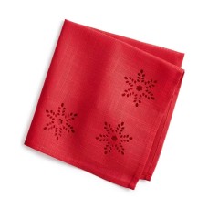 Bardwil 19″ Cutout Napkin (Red)