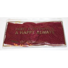 BCBGeneration Women’s Everyday Girl Solid Headwrap in Zip Pouch, Wine Berry, One Size