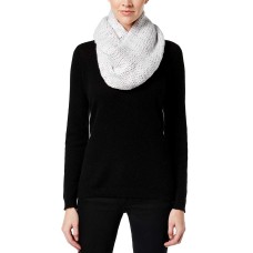 BCBGeneration Women’s Thick and Thin Infinity Loop Scarf, Gray