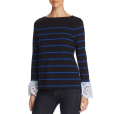 Beachlunchlounge Women's Lace Trim Sailor Tops