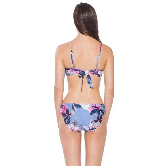  by Re Virtue Women’s Orchid Bloom Classic Bikini Top (Multı Color, B/M)