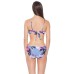  by Re Virtue Women’s Orchid Bloom Classic Bikini Top (Multı Color, B/M)