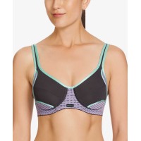 Berlei Electrify Dotted-Mesh Sports Bra YYN7 (Black, 32A)