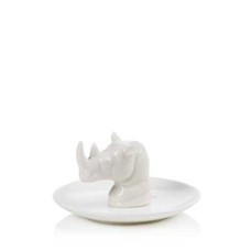 Berry Rhino White Ceramic Ring Holder 17385