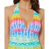 Bleu by Rod Beattie Women's Day Tripper Halter Tankini Top Swimwears