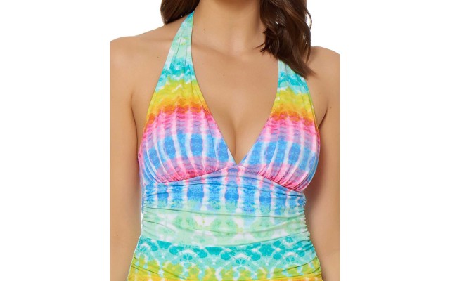 Bleu by Rod Beattie Women's Day Tripper Halter Tankini Top Swimwears