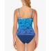 Bleu by Rod Beattie Women's Plunge Push-Up Top Swimsuit
