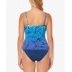 Bleu by Rod Beattie Women's Plunge Push-Up Top Swimsuit