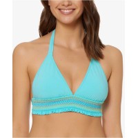 Bleu by Rod Beattie Women's Stitch-Trim Halter Top Swimsuits