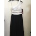 Blondie Nites Black and White Dress (Size: 3)