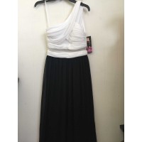Blondie Nites Black and White Dress (Size: 3)