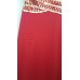  Juniors’ Embellished Crisscross-Back Gown (Red Gold, 9)
