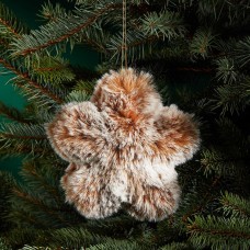Bloomingdale’s Faux-Fur Star Ornament