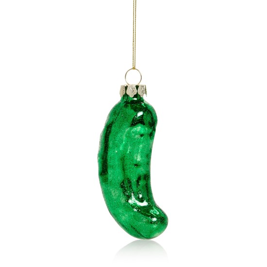 ’s Glass Pepper Pickle Ornament