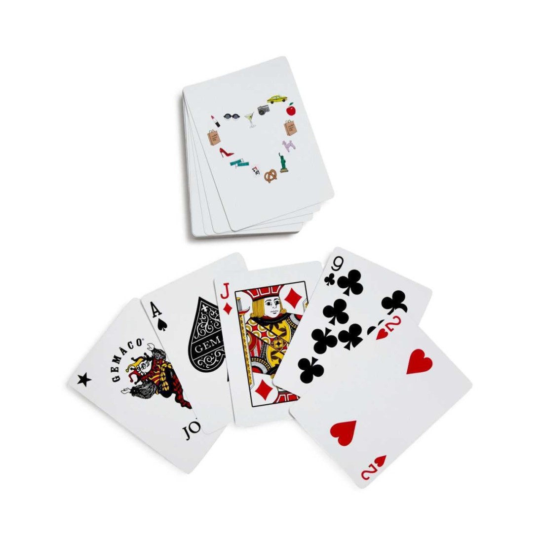 Bloomingdale’s Playing Card 268516 Set White