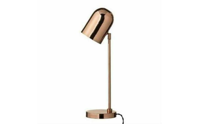 Bloomingville 21.5″ Table Lamp Metal/Copper With On/Off Switch