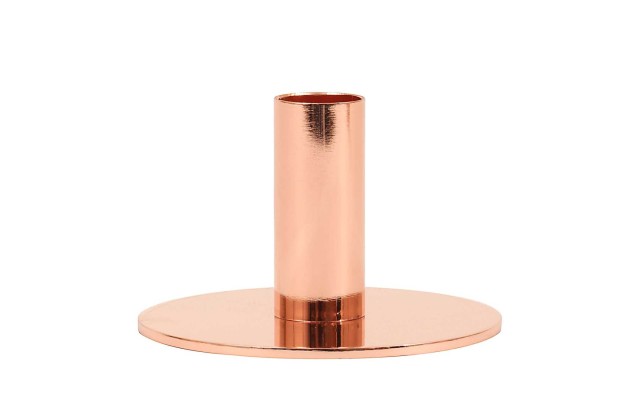 BLOOMINGVILLE Small Copper Taper Holder
