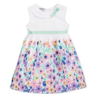 Blueberi Boulevard Baby Girl's Floral-Print Dresses