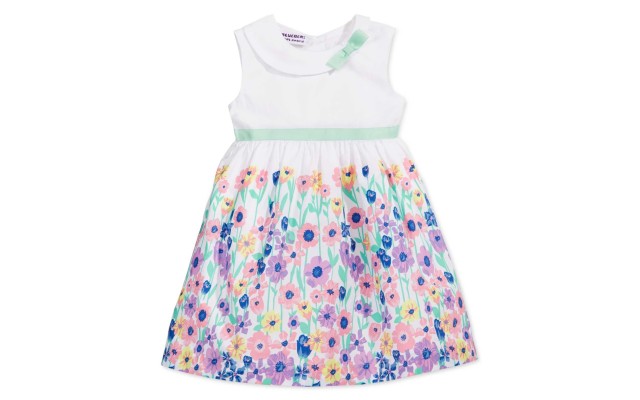  Baby Girl's Floral-Print Dresses