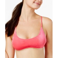 California Waves Women’s Crushed Velvet Bralette Bikini Top Swimsuit
