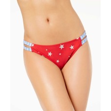 California Waves Women's Juniors’ Americana Strappy Bottoms Swimsuit