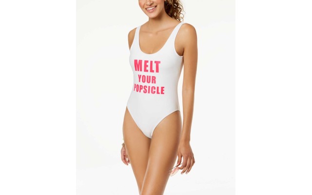  Women’s Junior’s Graphic One-Piece Swimsuit