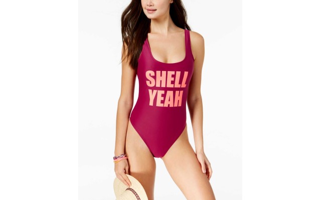  Women’s Junior’s Graphic One-Piece Swimsuit