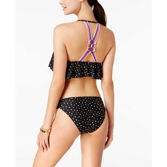  Women's Space Dot Side-Tab Bikini Bottoms Swimsuit