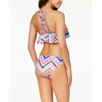 California Waves Women's Strappy Hipster Bottoms Swimsuit