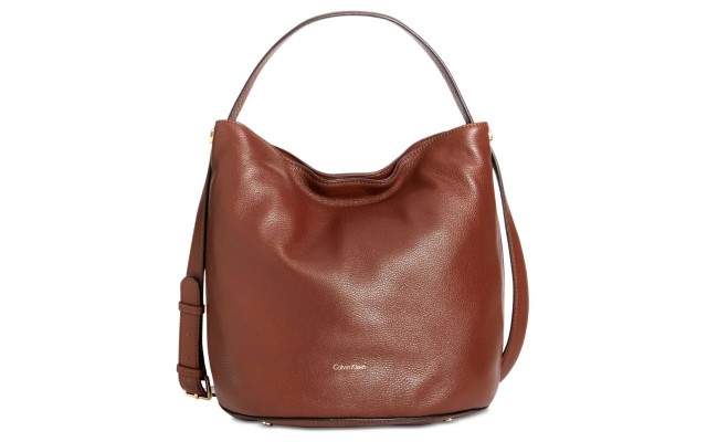 Cara Small Bucket Bag – Mahogany
