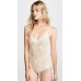 Ck Black Endless Sheer Lace Bodysuit (Ivory, S)