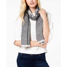 Calvin Klein Color Pop Calvin Logo Scarves (One Size, Black)