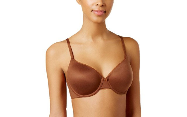  Full-Coverage Scallop-Trim Bra