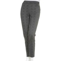 Calvin Klein Glen Plaid Pull On Pants (Burgundy, 1X Plus)