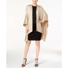 Calvin Klein Glitter-Trim Evening Wrap (Almond, One Size)