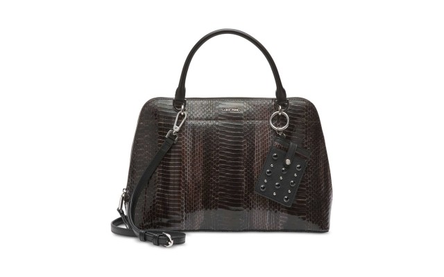  Hudson Satchel (Dark Taupe, One Size)