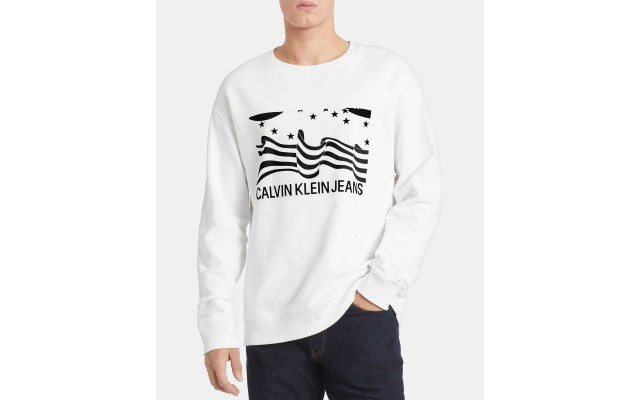  Jeans Men’s Long-Sleeve Boxed Logo T-Shirt