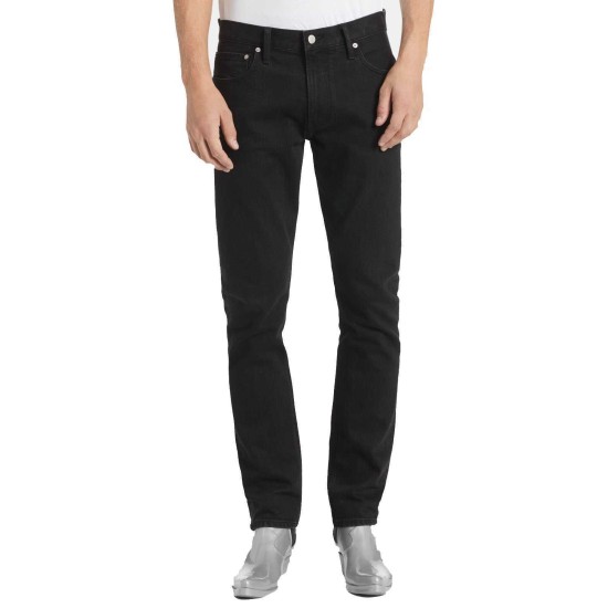  Jeans Men’s Slim-Fit Stretch Logo Jeans (Black, 31X32)