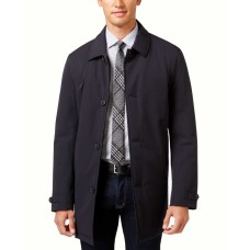 Calvin Klein Men’s All Weather Jacket (Black Solid, 36 Regular)