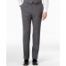  Men’s Big & Tall Slim-Fit Windowpane Plaid Vested Suit 3 pc Garment (Gray/Blue, 42)