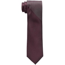 Calvin Klein Men’s Glitter Panel Tie (Burgundy, One Size)