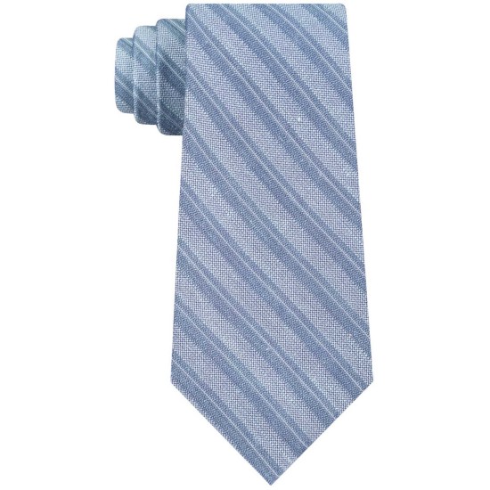  Men’s Linen Stripe Slim Ties