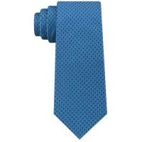 Calvin Klein Men’s Mirror Dot Slim Tie (Aqua)