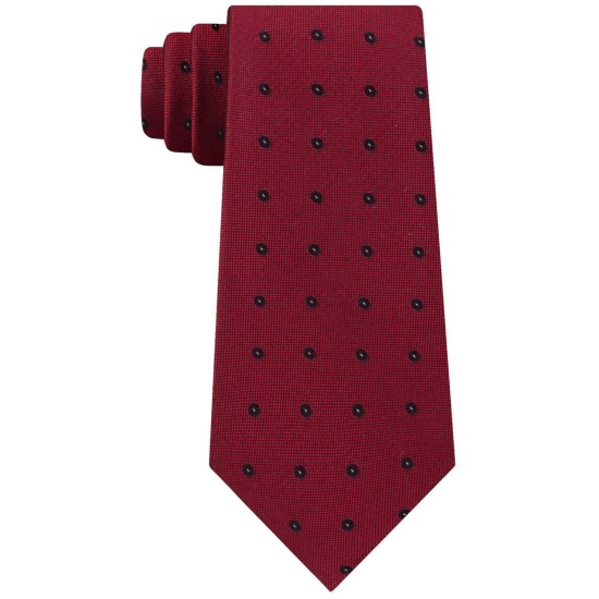  Men’s Molten Oval Slim Tie (Red)