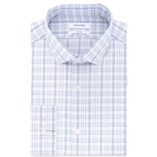Calvin Klein Men’s Non Iron Slim Fit Stretch Check Dress Shirts